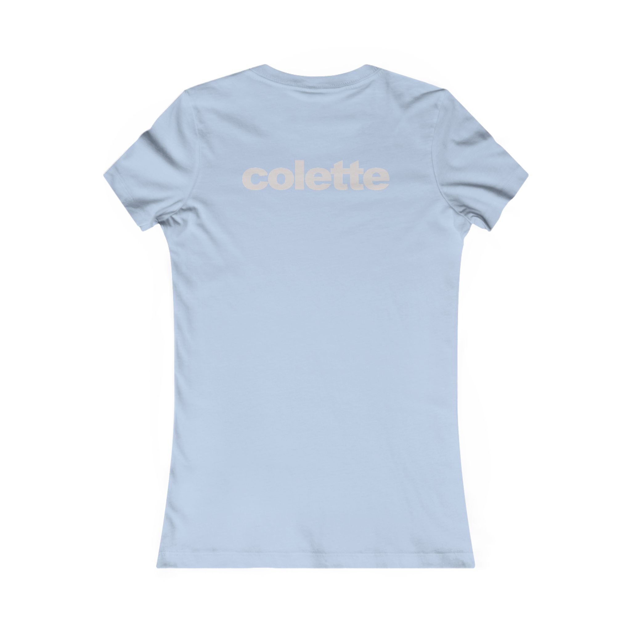 Behave Strikethrough -  Women's Fitted 'colette' Graphic T-Shirt - 15 COLORS