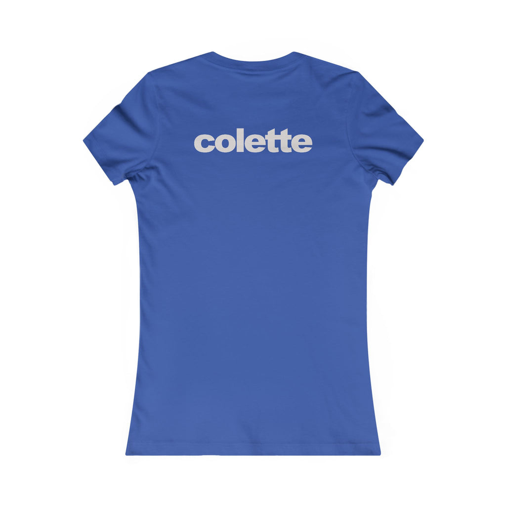 Behave Strikethrough -  Women's Fitted 'colette' Graphic T-Shirt - 15 COLORS