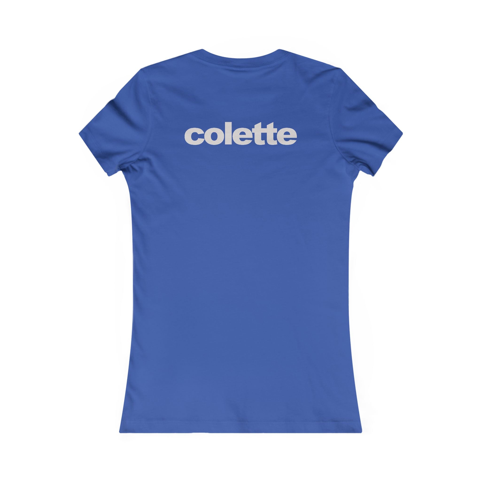 Behave Strikethrough -  Women's Fitted 'colette' Graphic T-Shirt - 15 COLORS