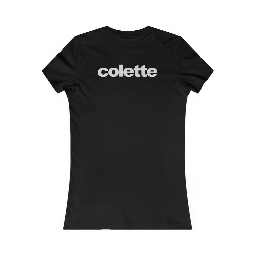 Behave Strikethrough -  Women's Fitted 'colette' Graphic T-Shirt - 15 COLORS