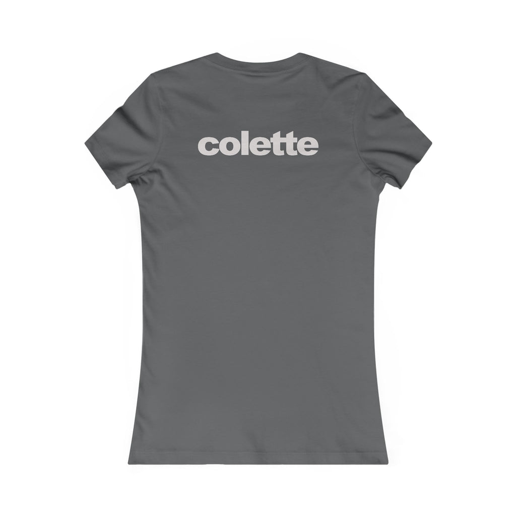 Behave Strikethrough -  Women's Fitted 'colette' Graphic T-Shirt - 15 COLORS