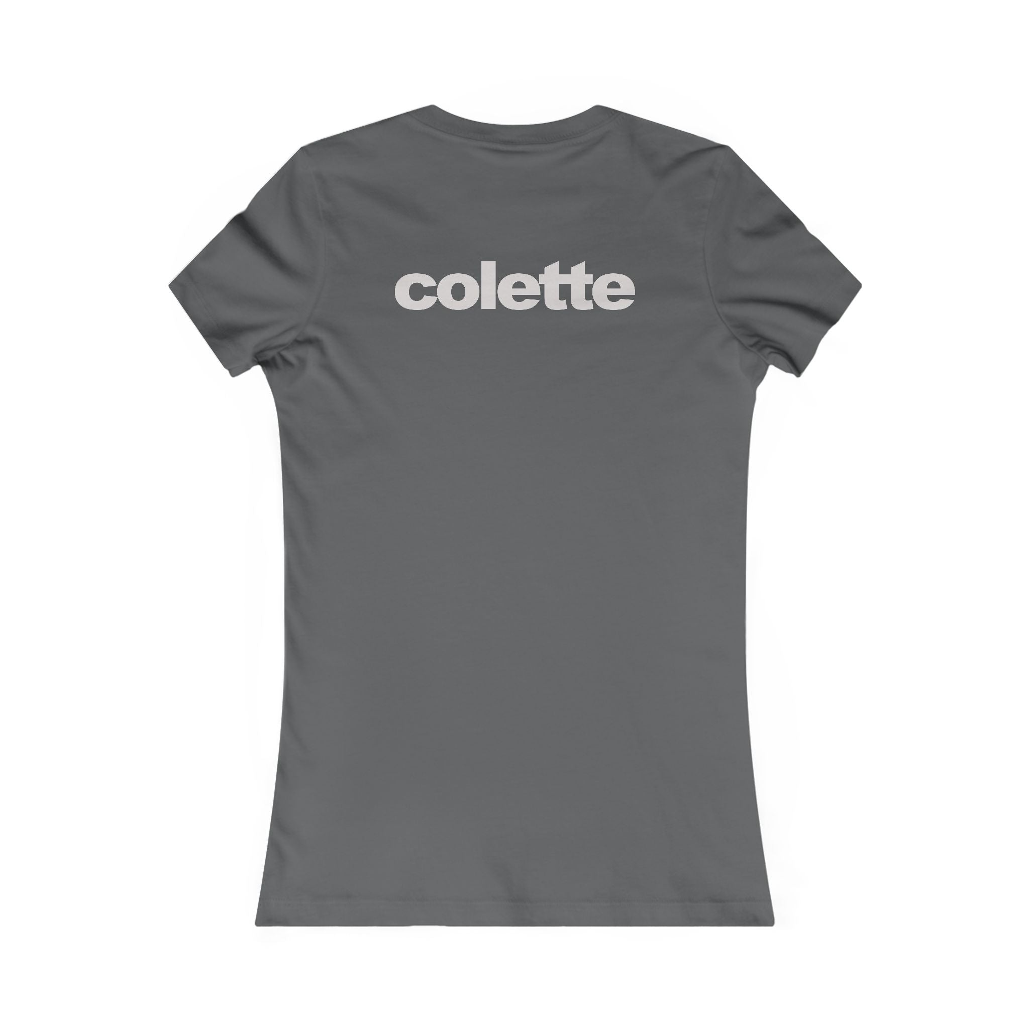 Behave Strikethrough -  Women's Fitted 'colette' Graphic T-Shirt - 15 COLORS