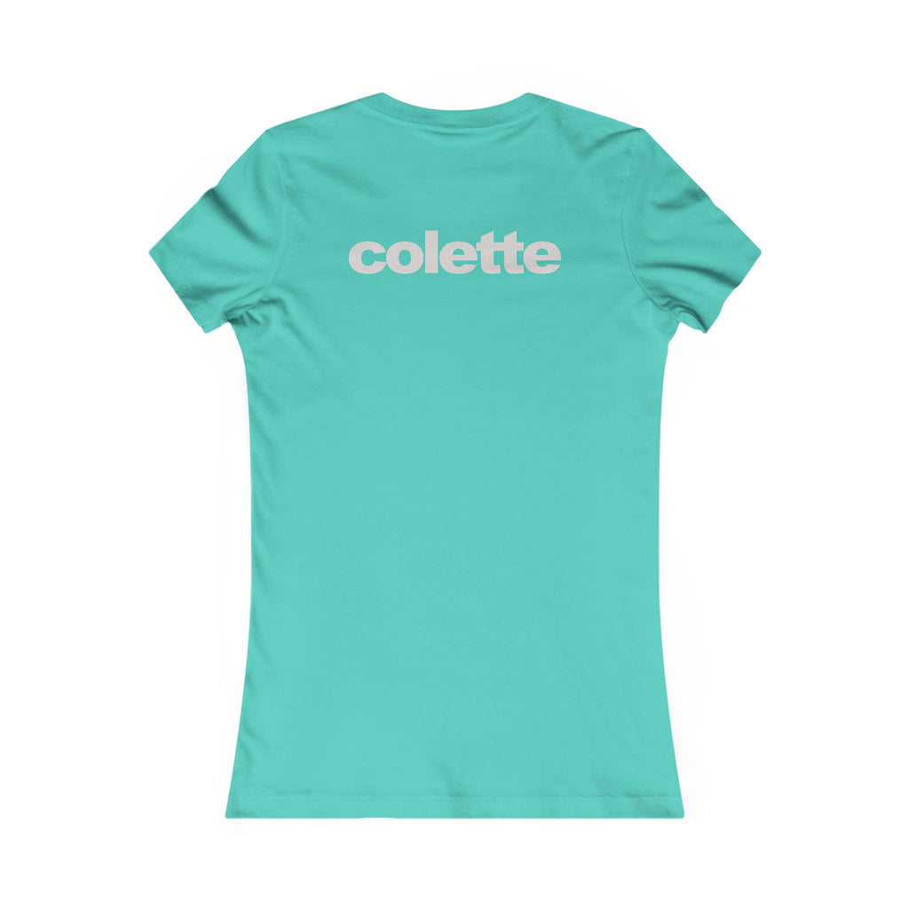 Behave Strikethrough -  Women's Fitted 'colette' Graphic T-Shirt - 15 COLORS