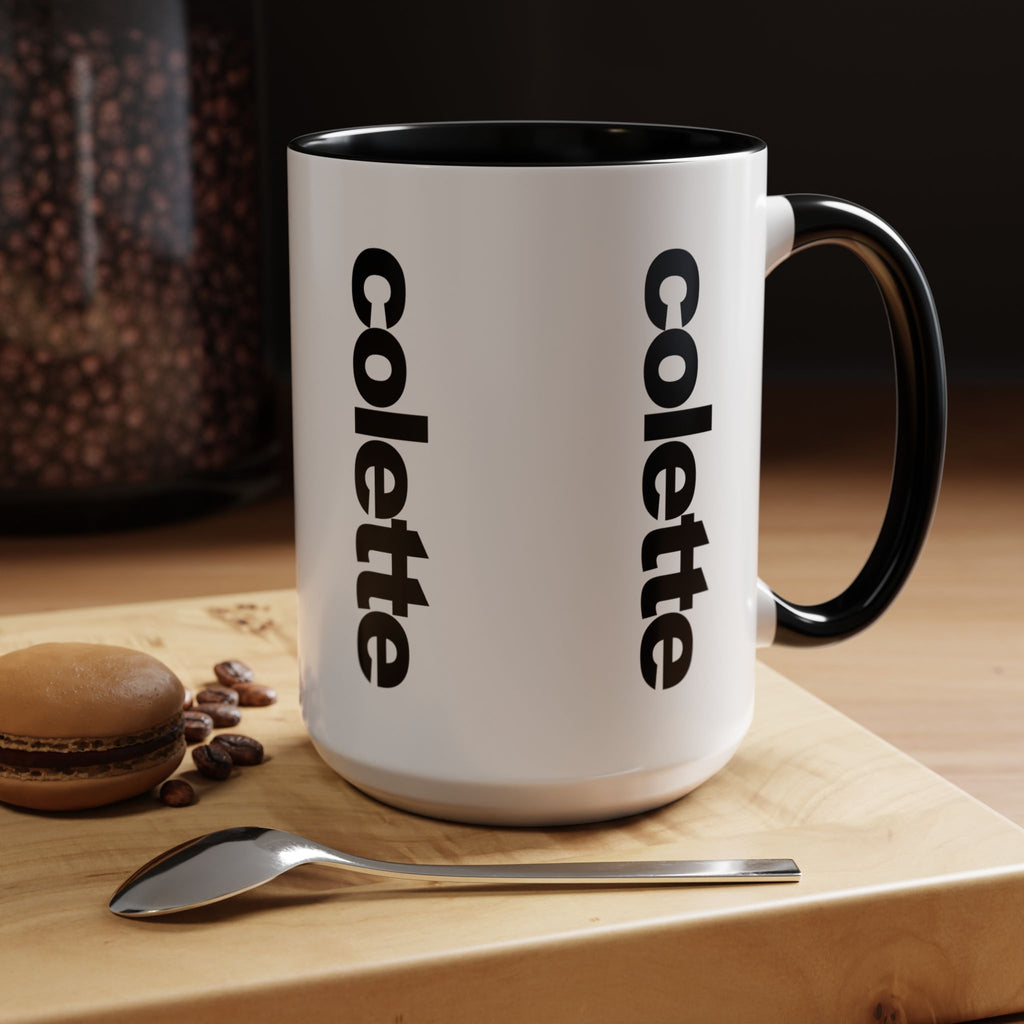 Coffee Mug —'colette' logo Ceramic Mug (11/15oz) - 9 COLORS