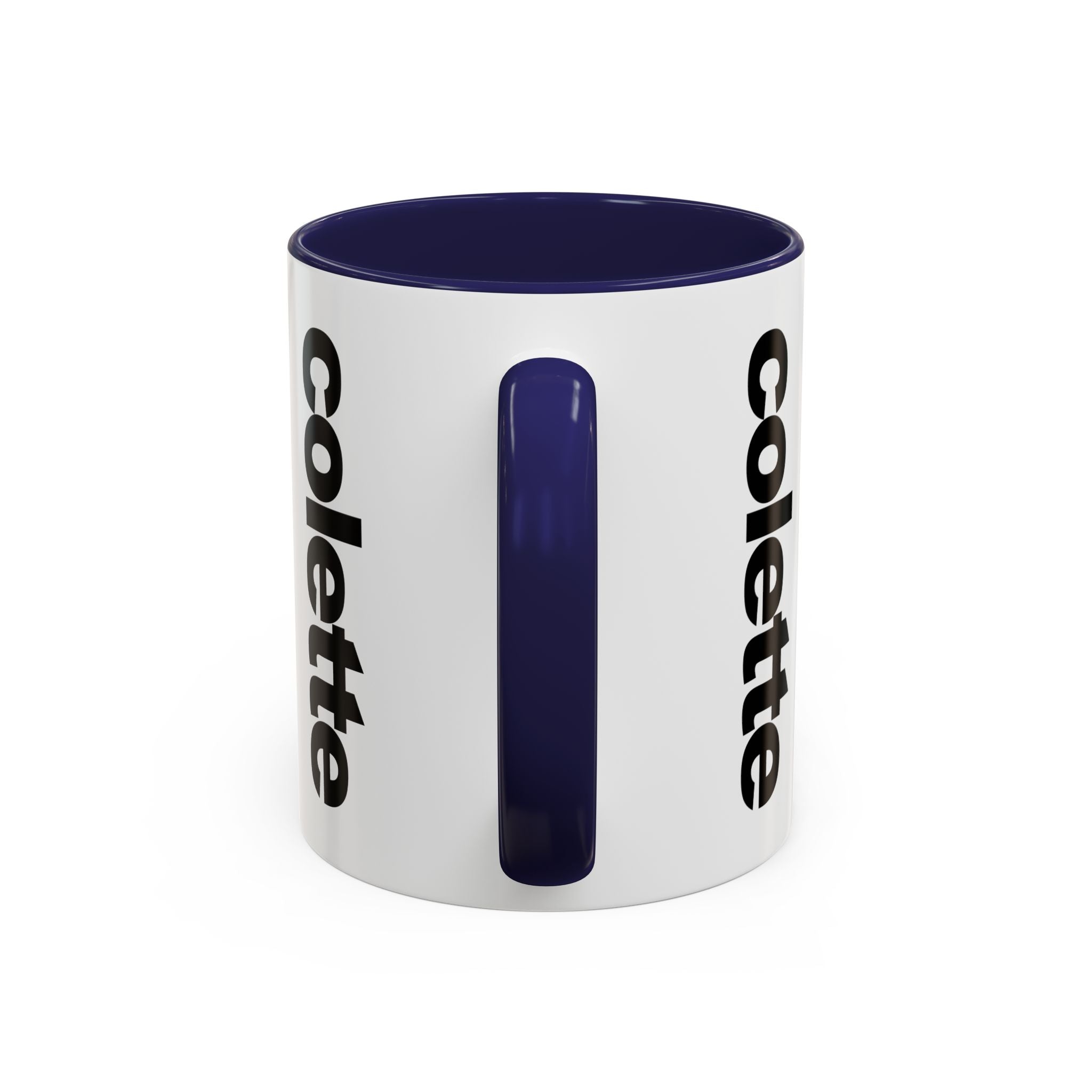 colette Accent Coffee Mug – Color Handle & Interior (11/15oz)