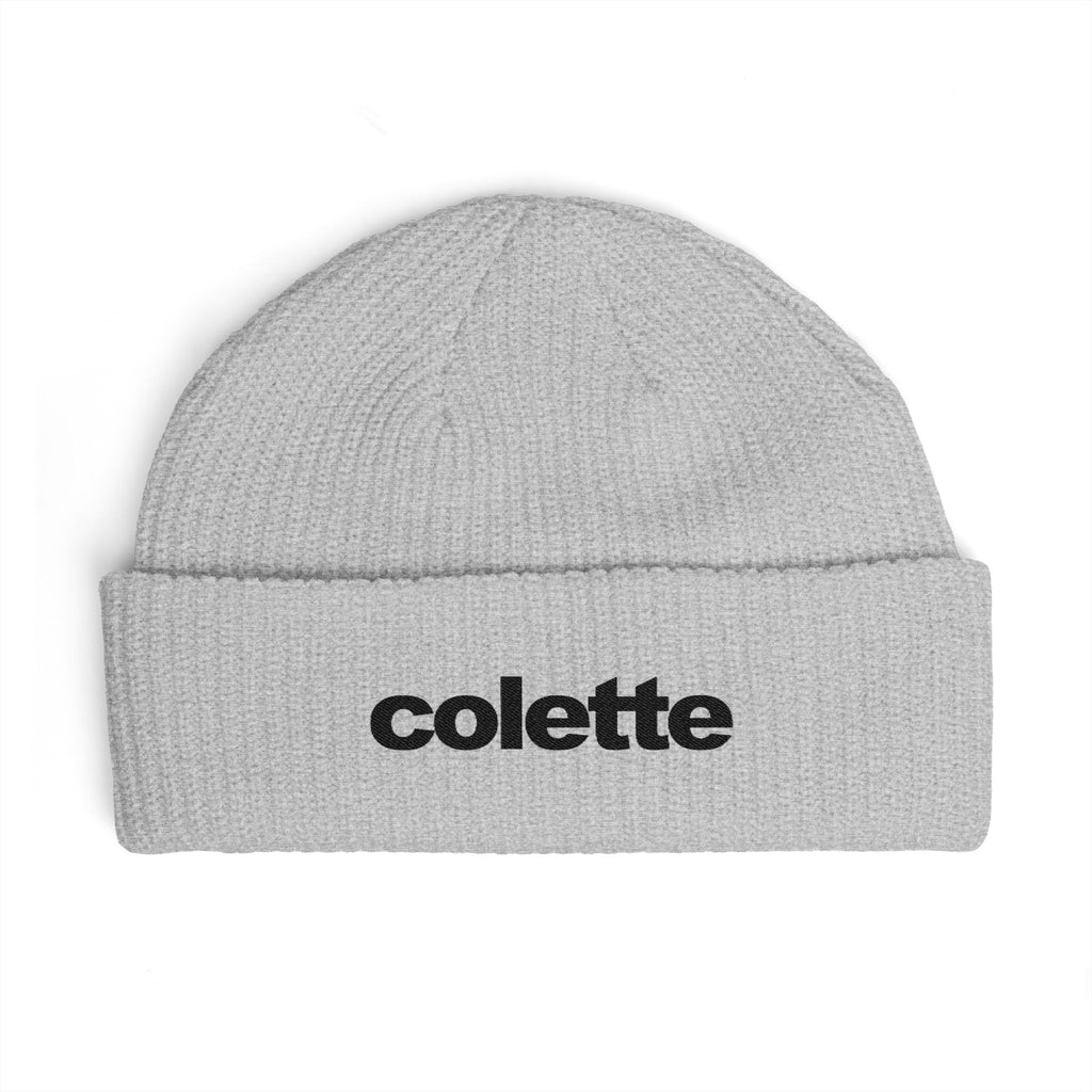 colette Cuff Beanie Ribbed Knit Winter Hat - 8 COLORS