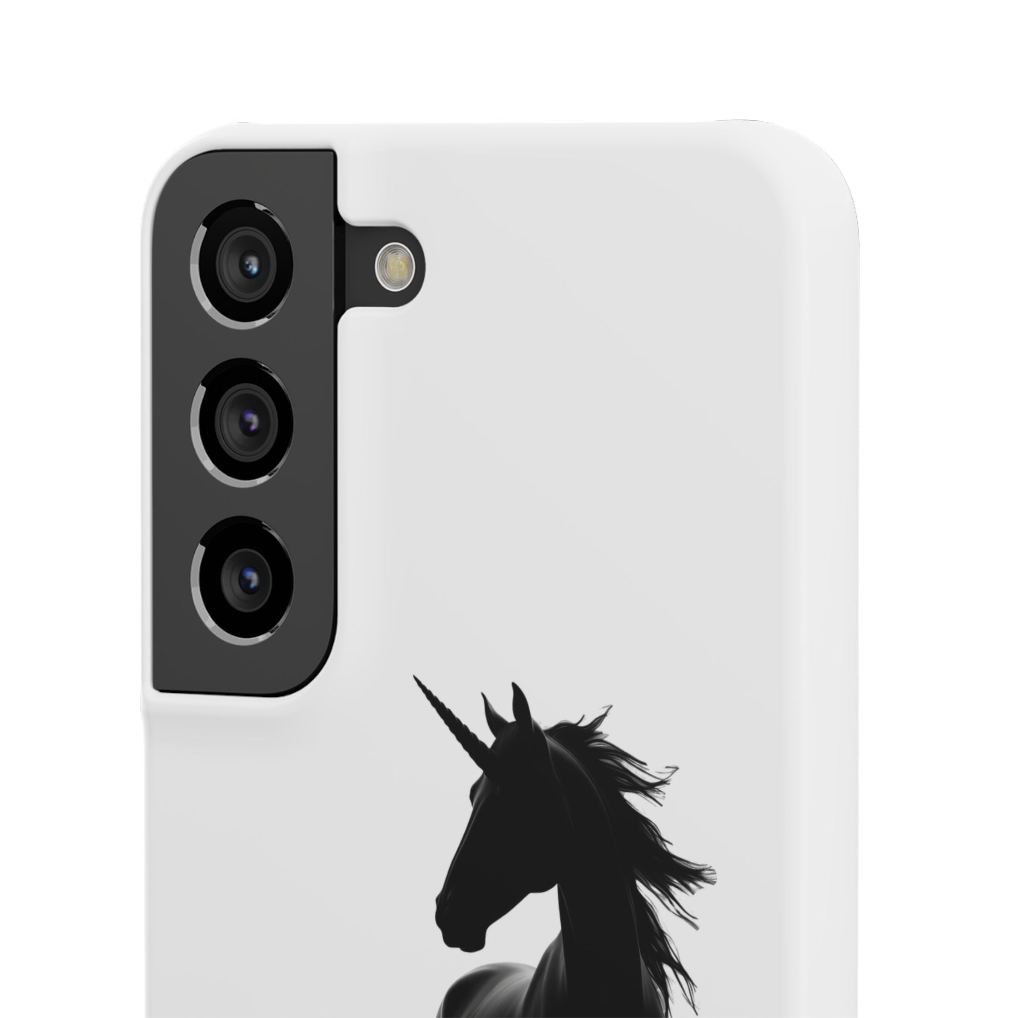 Unicorn Silhouette Phone Case – 'You found me' Protective Snap Case