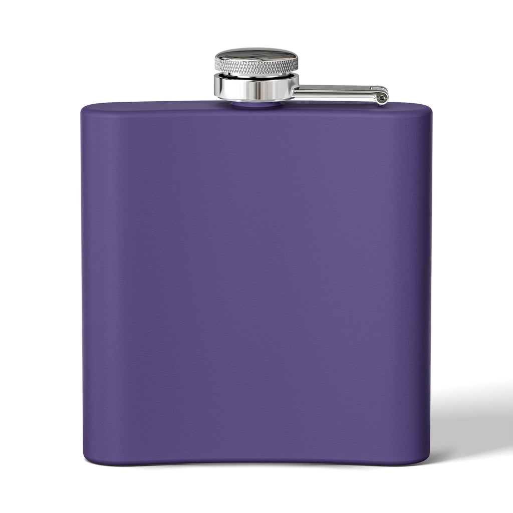 Flask - "Queen of Swing" Stainless Steel 6oz Hip Flask