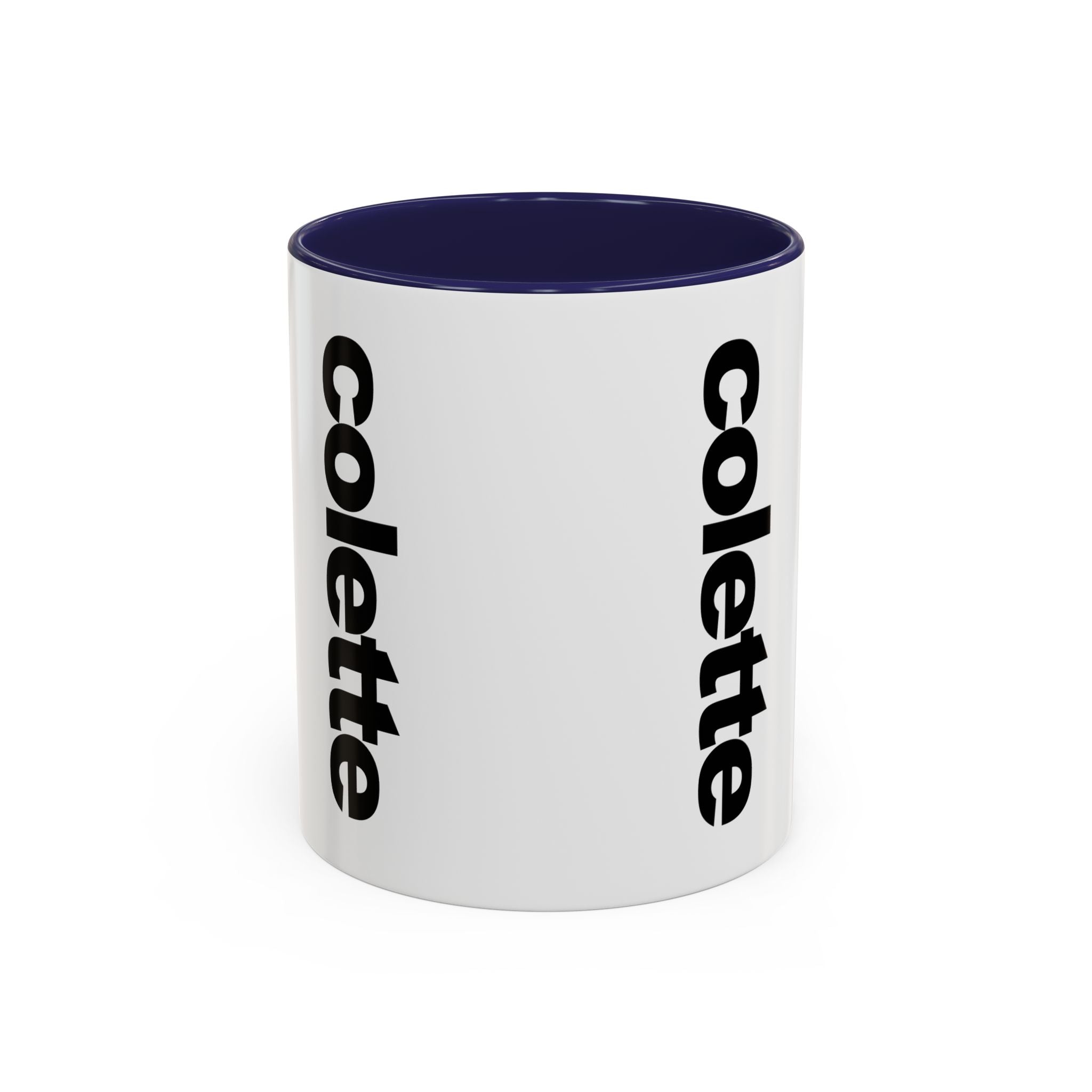colette Accent Coffee Mug – Color Handle & Interior (11/15oz)
