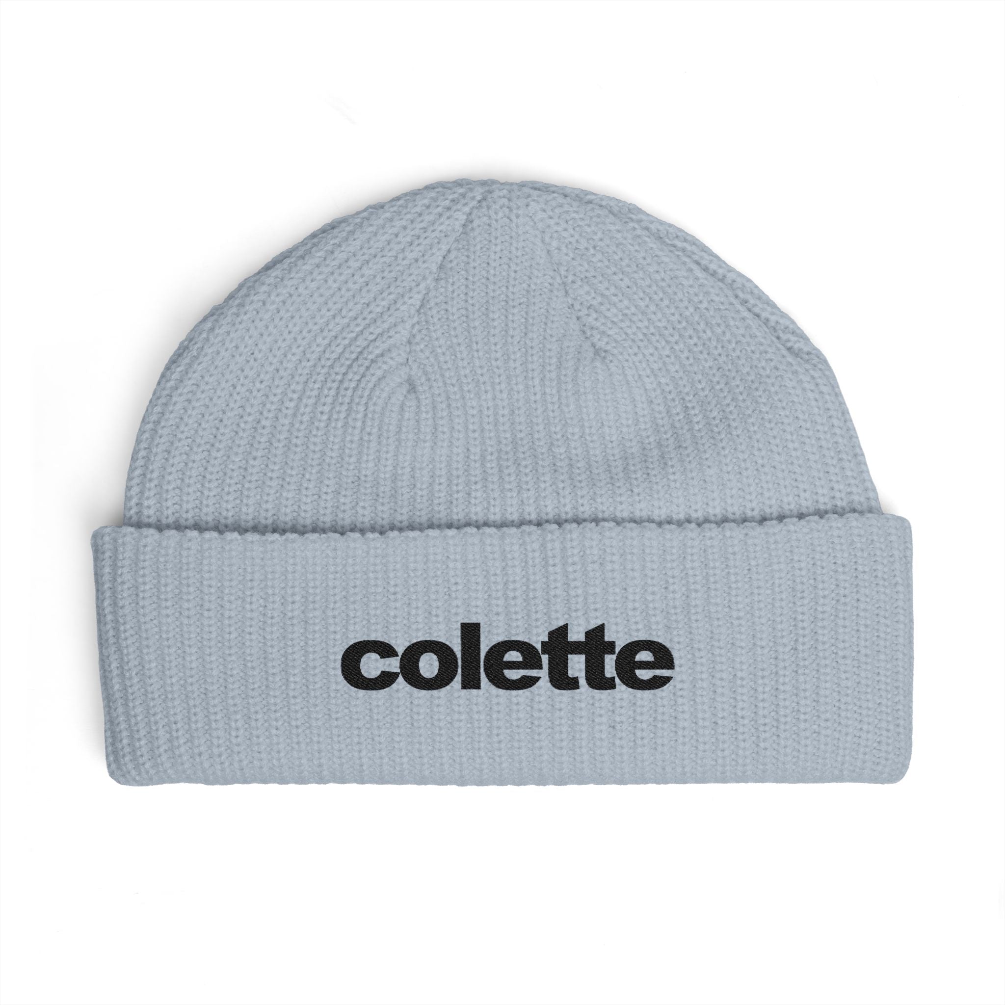 colette Cuff Beanie Ribbed Knit Winter Hat - 8 COLORS