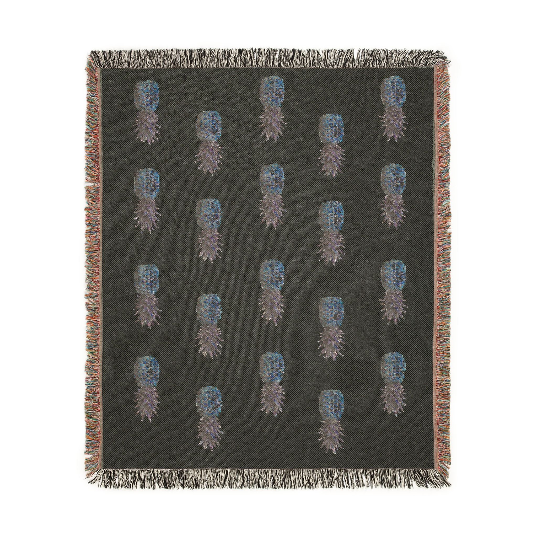 Pineapple Woven Throw Blanket - Decorative Throw