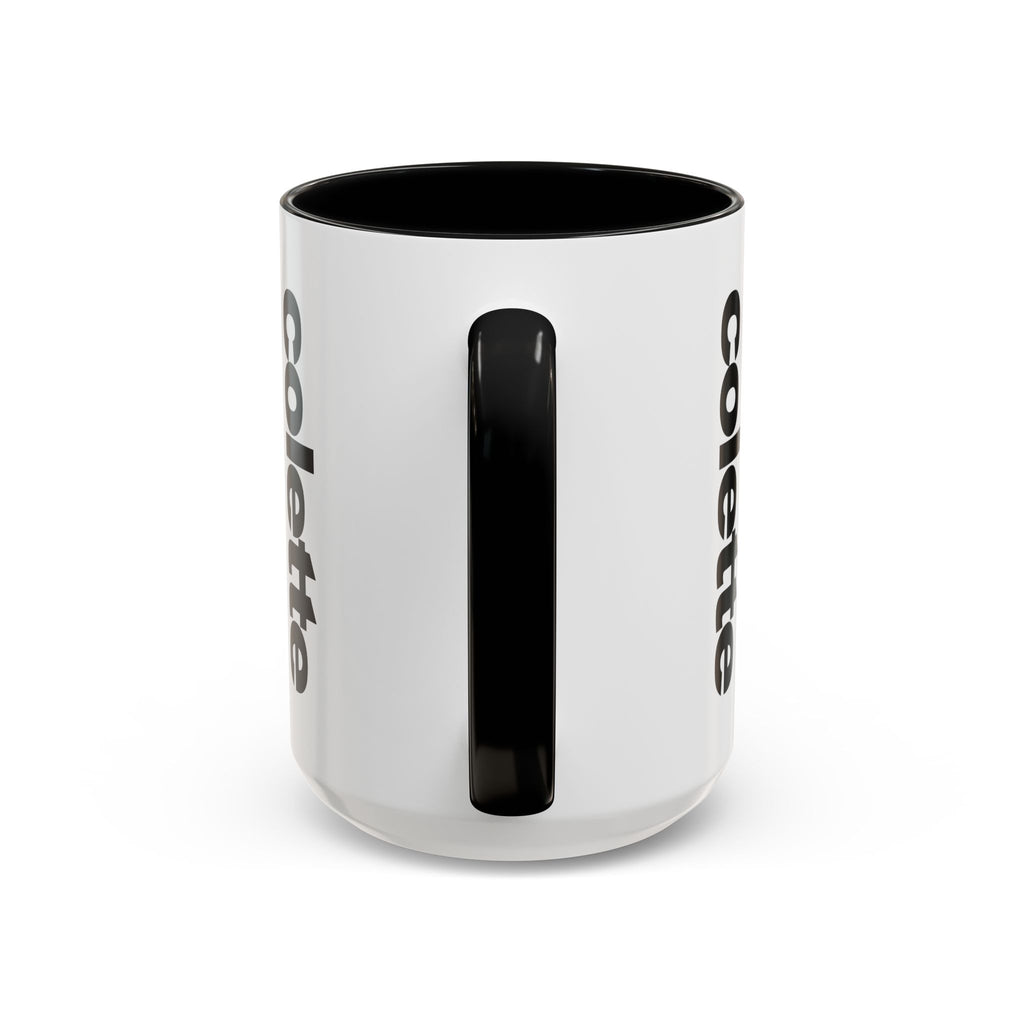 colette Accent Coffee Mug – Color Handle & Interior (11/15oz)