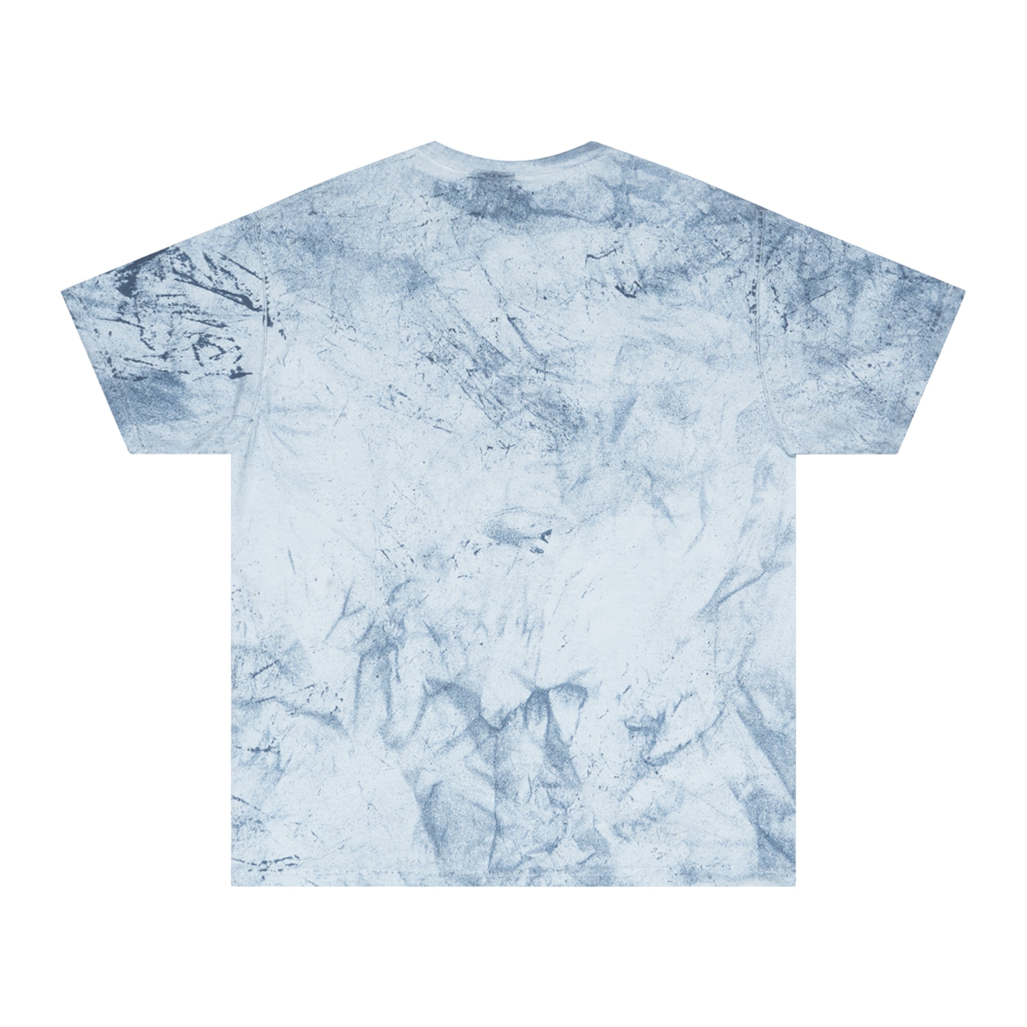 Tie-Dye Tee  - 'colette' Blue Logo with Locations