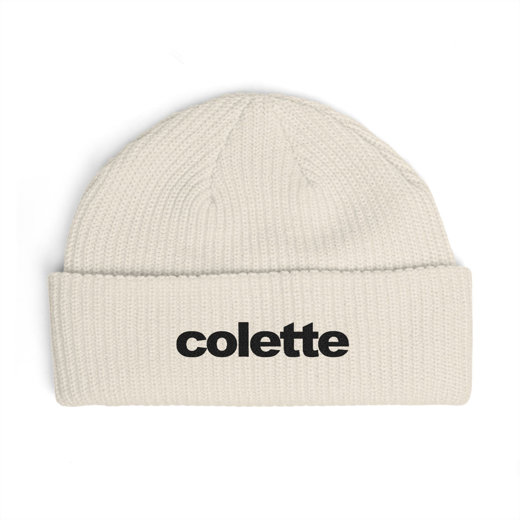 colette Cuff Beanie Ribbed Knit Winter Hat - 8 COLORS