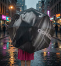 Sexy Foldable Travel Umbrella — Semi‑Automatic Compact Black w/ 'colette' Logo