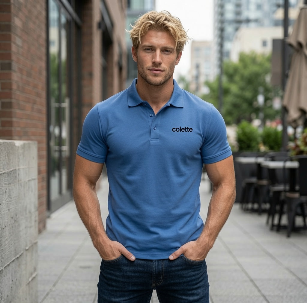 Men's Lightweight Snag-Proof Polo with 'colette' Logo - 8 COLORS