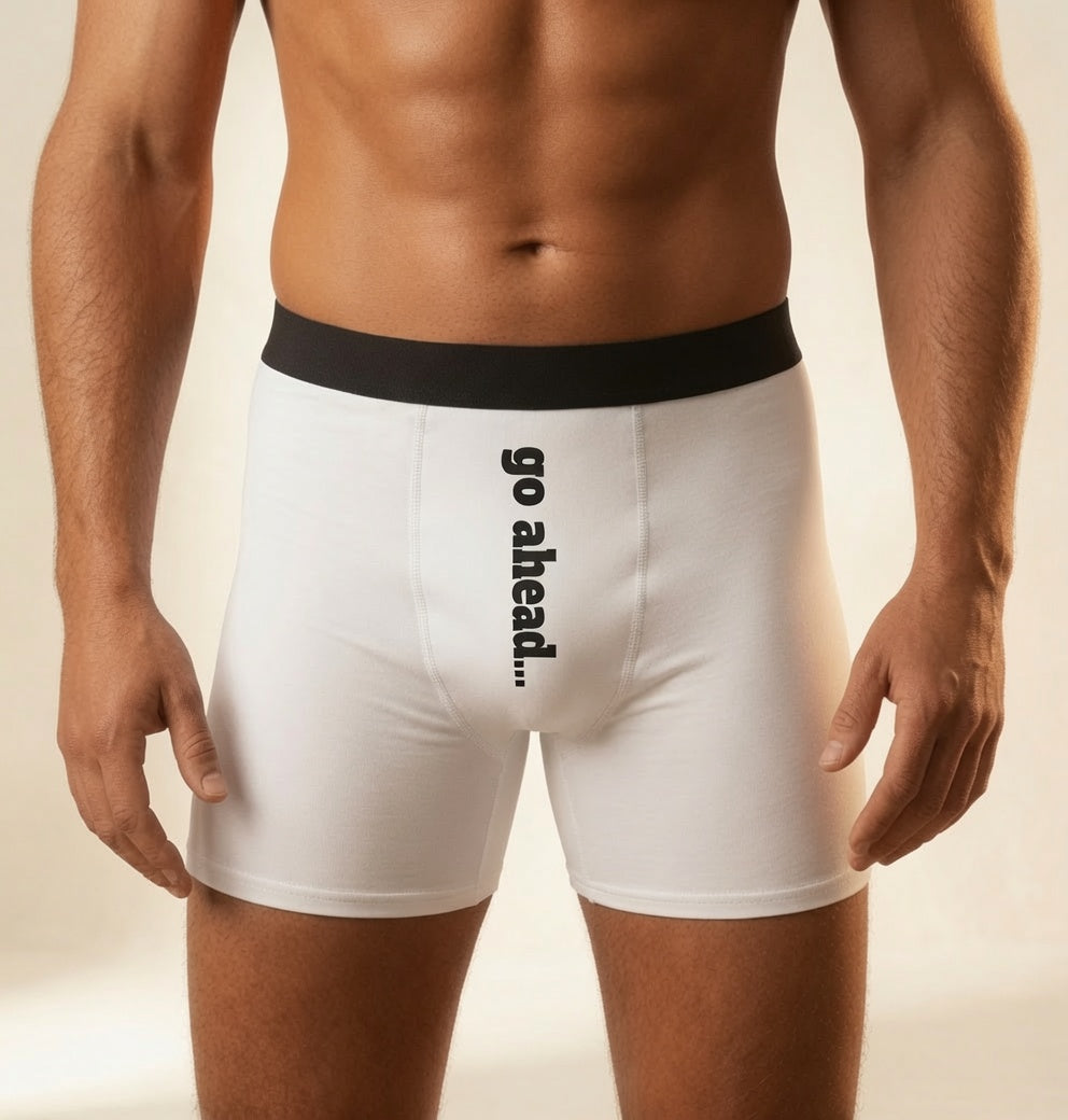 Boxer Briefs "go ahead..." Men's Underwear