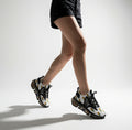 Pineapple Print Mesh Sneakers — Women’s Lightweight Summer Trainers