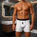 Keyhole Graphic Boxer Briefs — 'colette' Back Logo Men’s Underwear