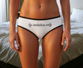 Women’s Briefs “by invitation only” Lace - Trim Bikini Panties