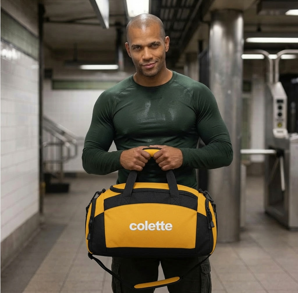 colette Logo Gym Bag – Durable Travel & Workout Duffel - 8 COLORS