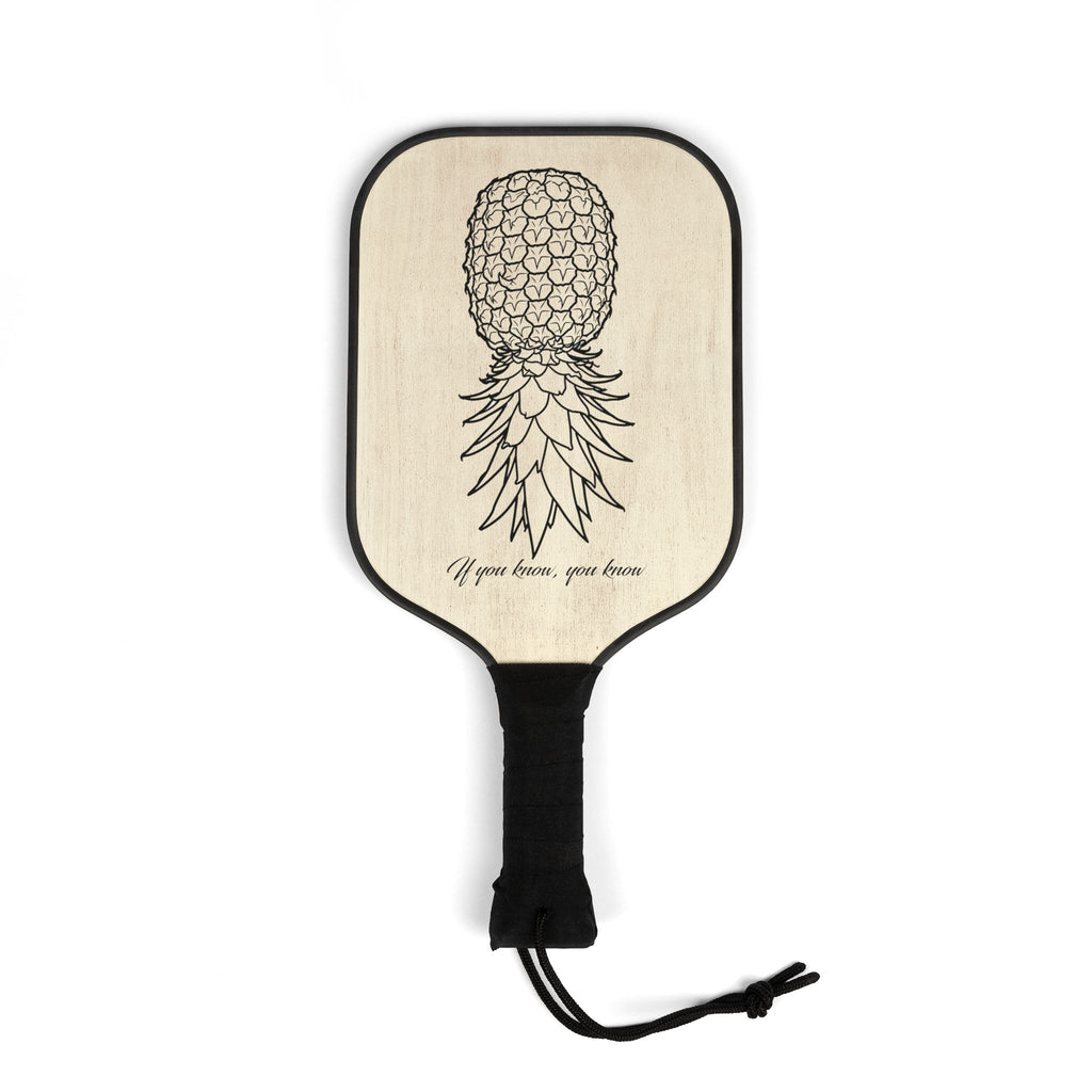 Pineapple Pickleball Paddles Set — Lightweight Wooden Pickleball Kit (Includes 2 Paddles & 2 Balls)