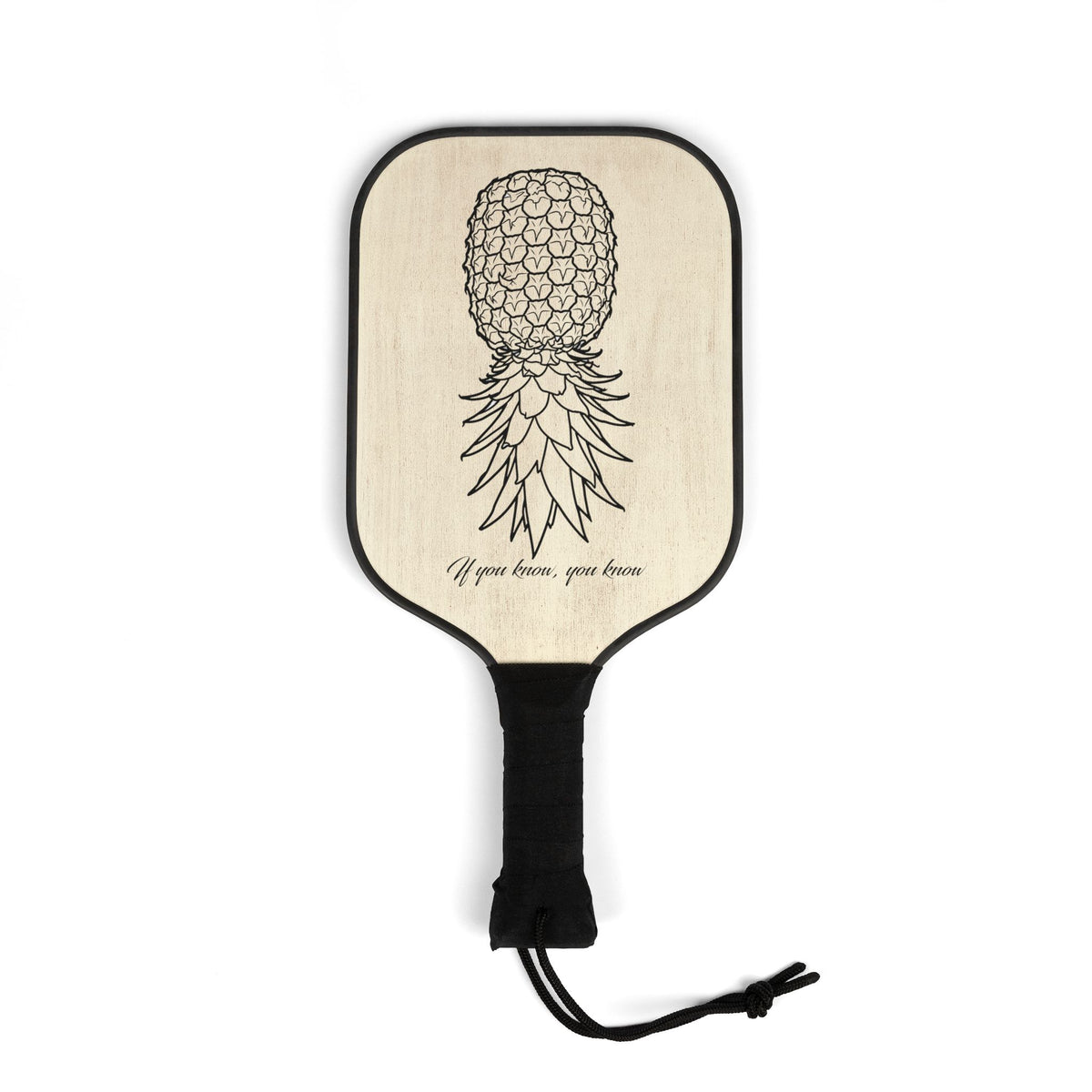 Pineapple Pickleball Paddles Set — Lightweight Wooden Pickleball Kit (Includes 2 Paddles & 2 Balls)