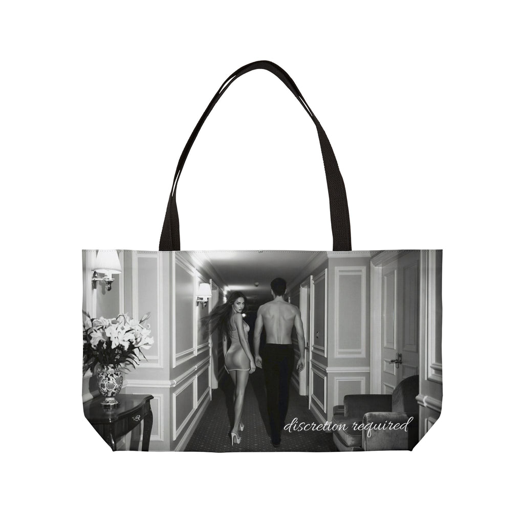 Marmont Weekender Tote Bag – Black & White Couple Photo Travel Tote
