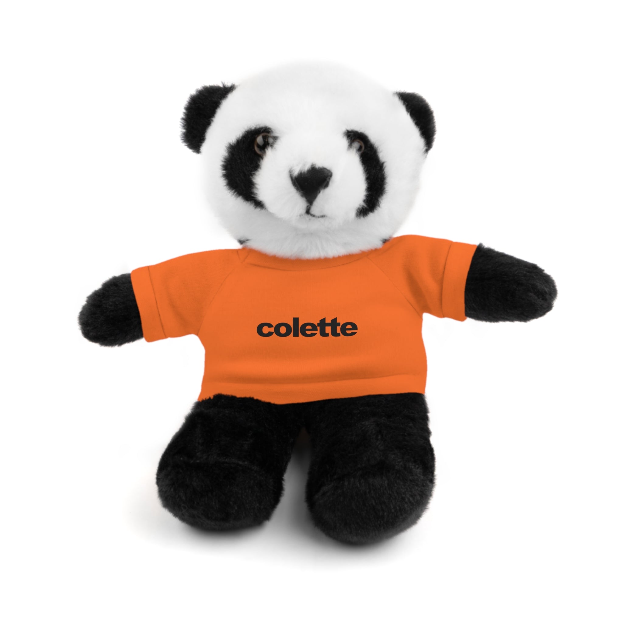 Stuffed Animal with 'colette' Logo Tee - 6 ANIMALS & 6 COLORS