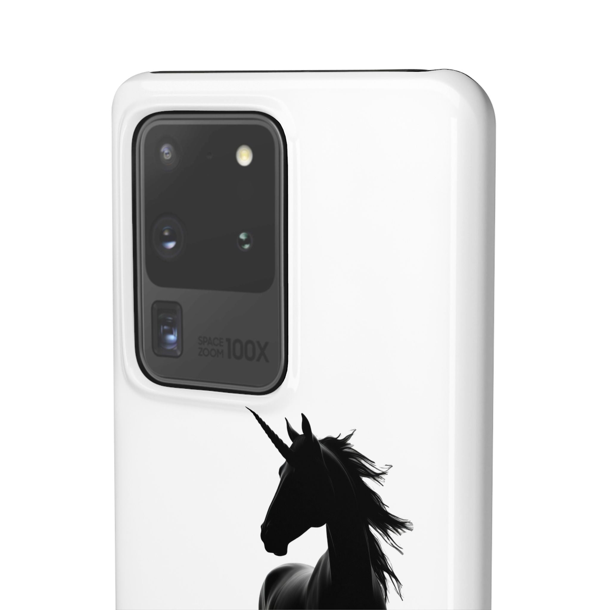 Unicorn Silhouette Phone Case – 'You found me' Protective Snap Case