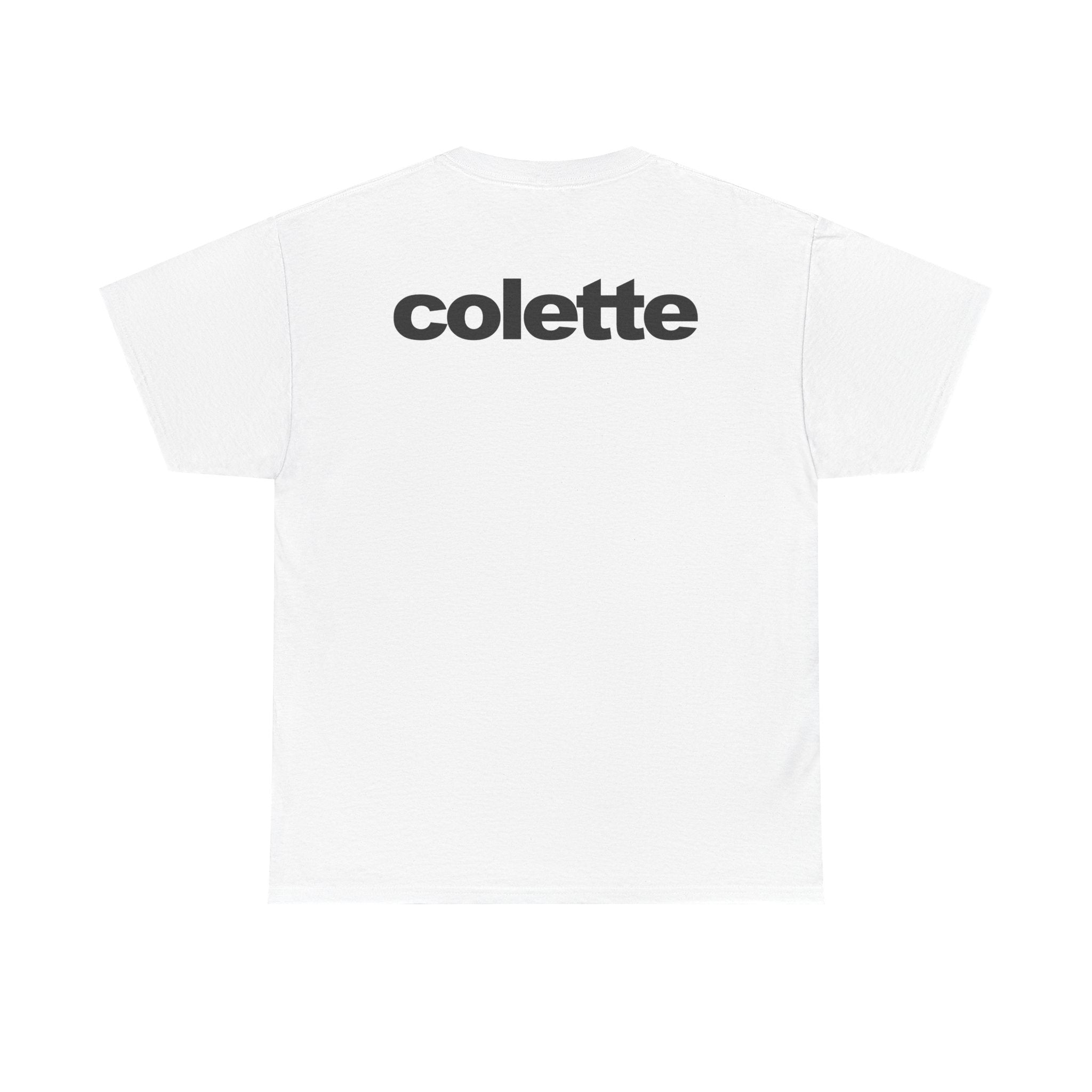 Unisex Boxy T-Shirt - Behave Strikethrough with colette Logo Back
