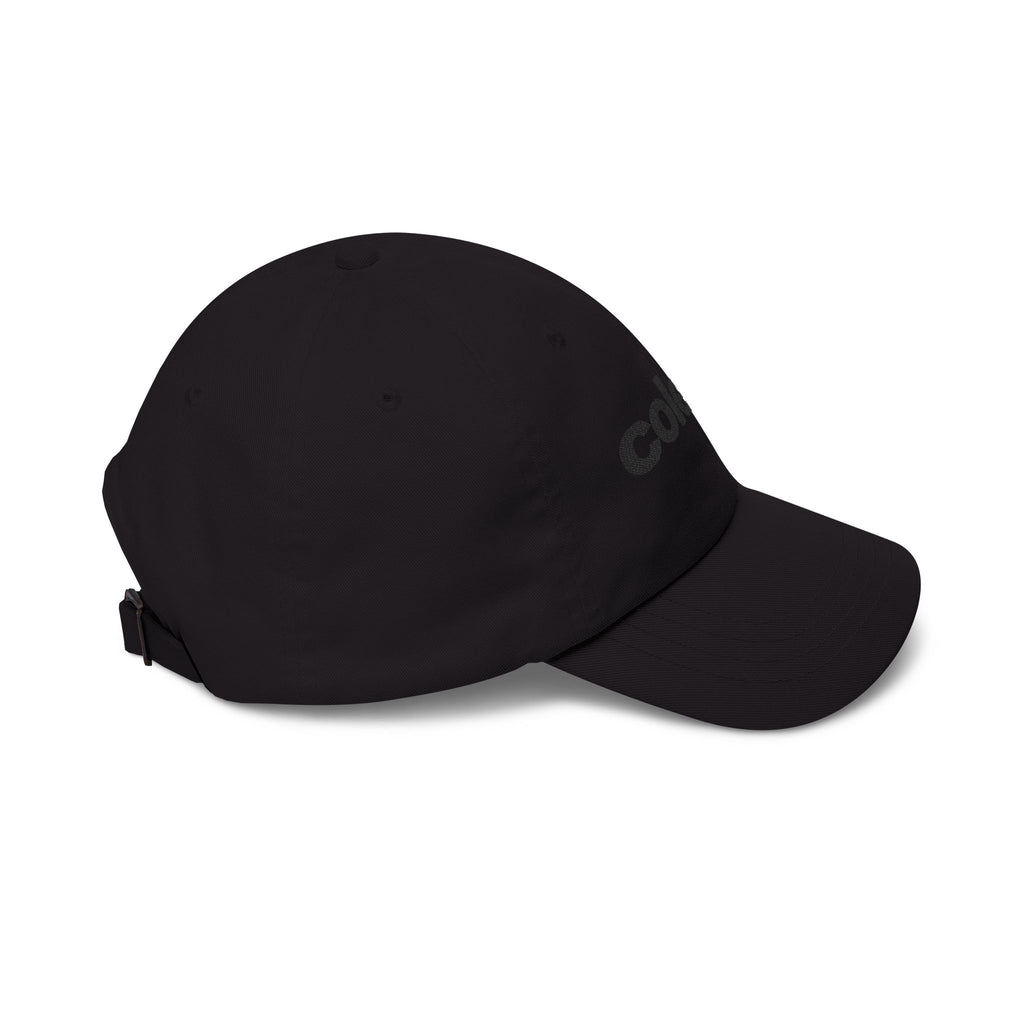 colette Embroidered Dad Cap — Classic Black Baseball Hat
