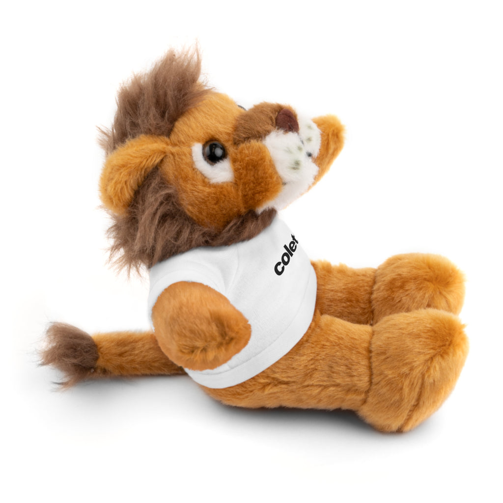 Stuffed Animal with 'colette' Logo Tee - 6 ANIMALS & 6 COLORS