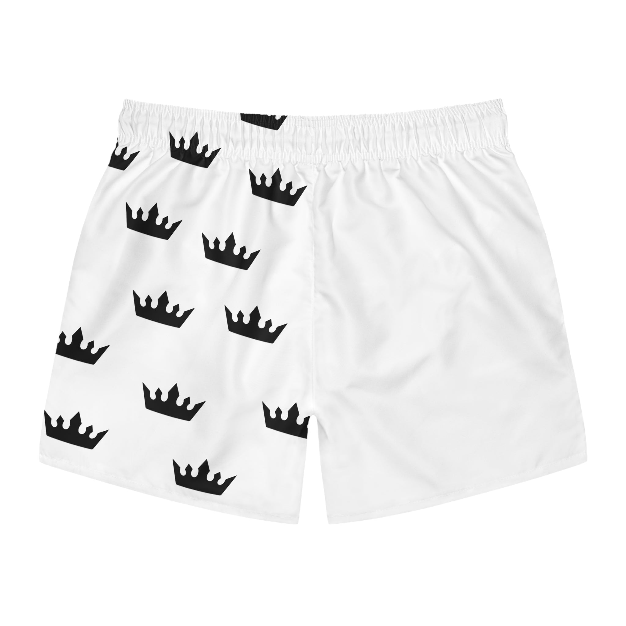 Crown Print Swim Trunks - King of Swing