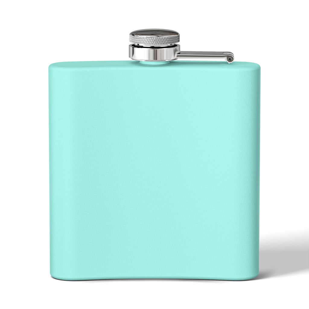 Flask - "Queen of Swing" Stainless Steel 6oz Hip Flask