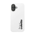 Slim Phone Case — "Meet me at colette" Phone Cover 'colette' logo
