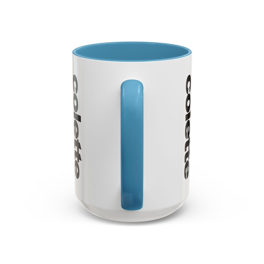 colette Accent Coffee Mug – Color Handle & Interior (11/15oz)