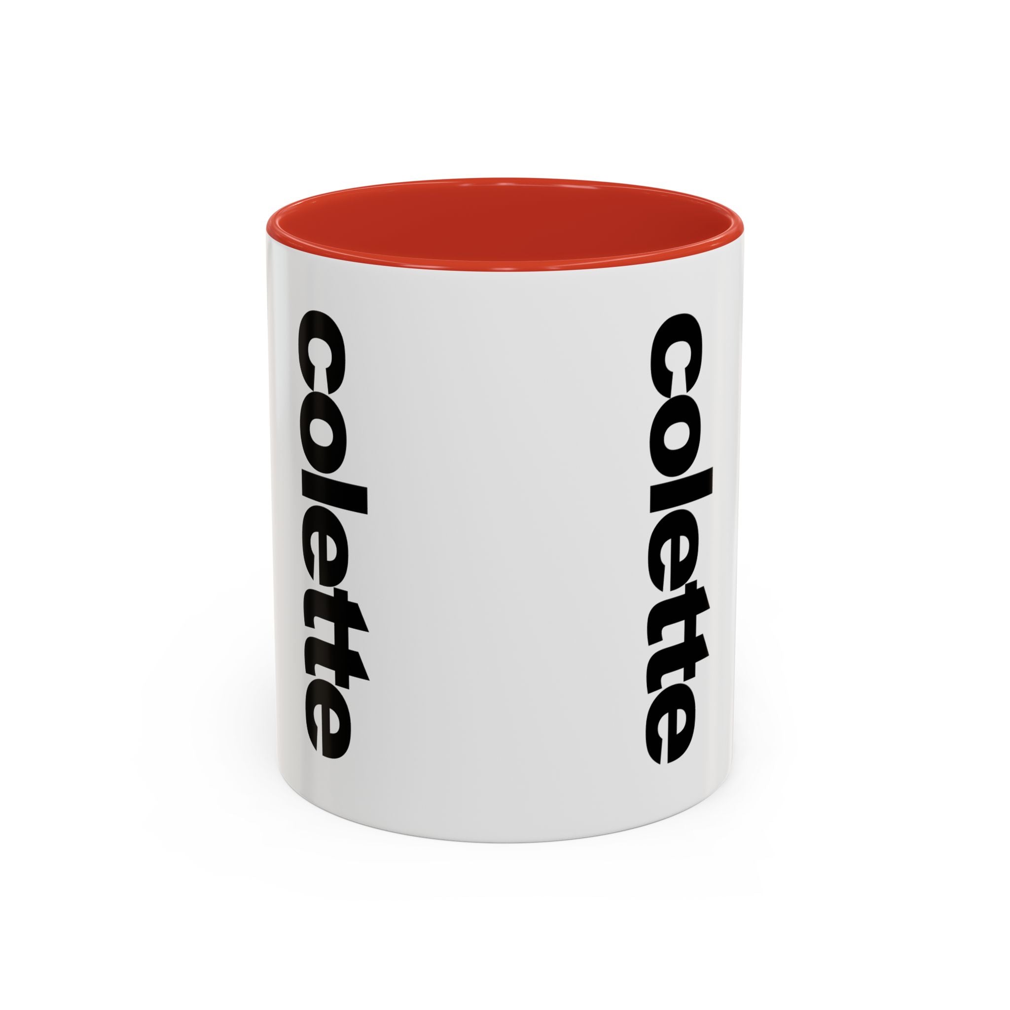 colette Accent Coffee Mug – Color Handle & Interior (11/15oz)