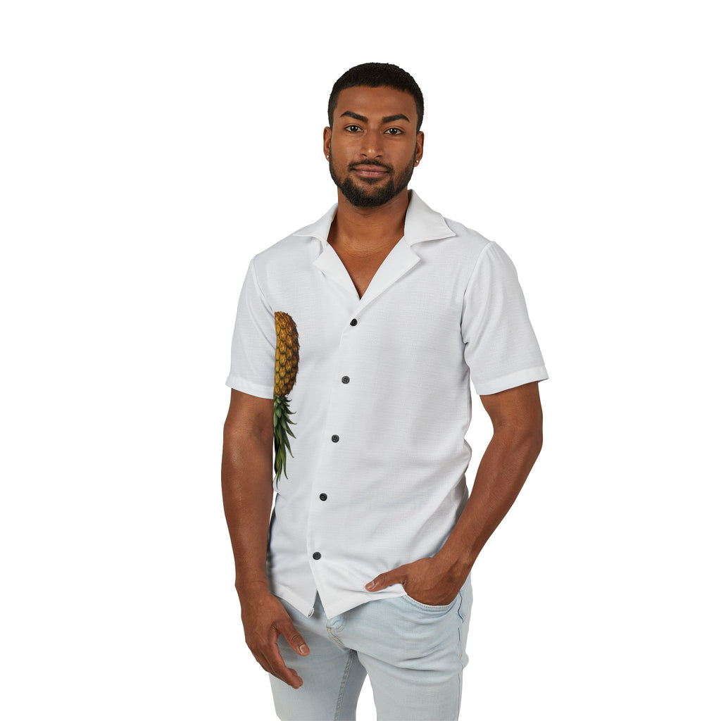 Pineapple Camp Shirt -Tropical Hawaiian Shirt for Men