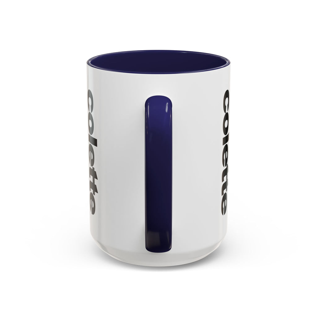 colette Accent Coffee Mug – Color Handle & Interior (11/15oz)