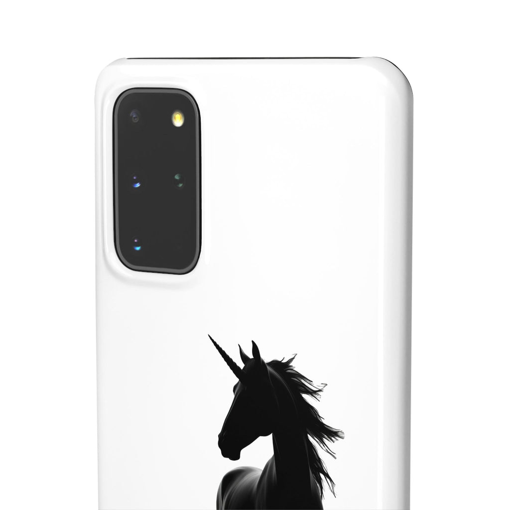 Unicorn Silhouette Phone Case – 'You found me' Protective Snap Case