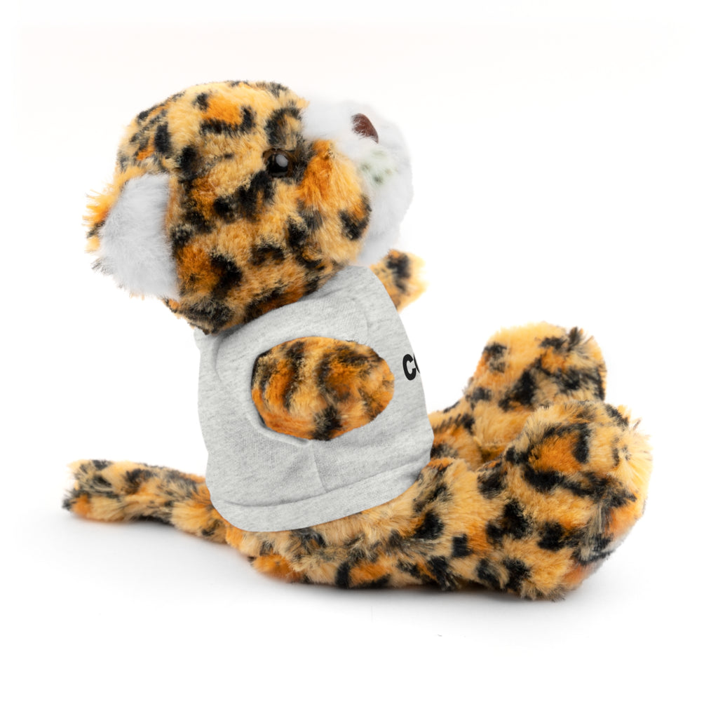 Stuffed Animal with 'colette' Logo Tee - 6 ANIMALS & 6 COLORS