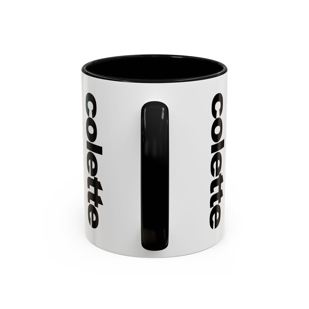 colette Accent Coffee Mug – Color Handle & Interior (11/15oz)