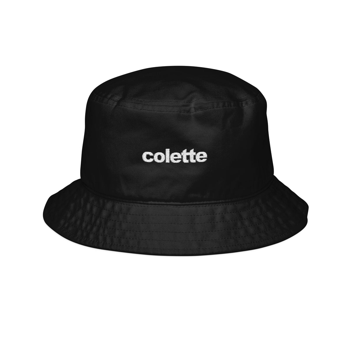 Embroidered "colette" Bucket Hat  - Casual Logo Summer Sun Hat