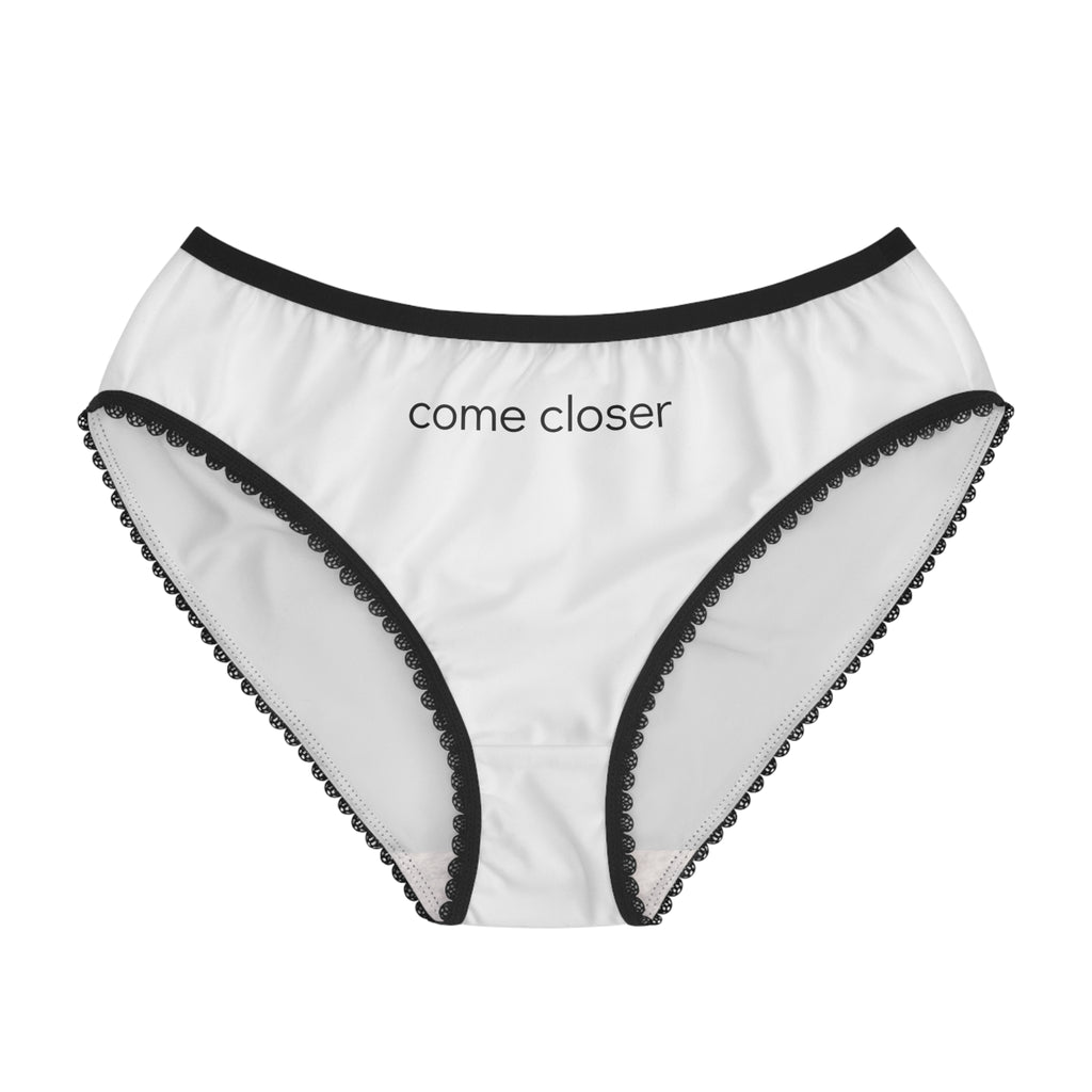 "come closer" Women's Briefs - Playful Lingerie Gift