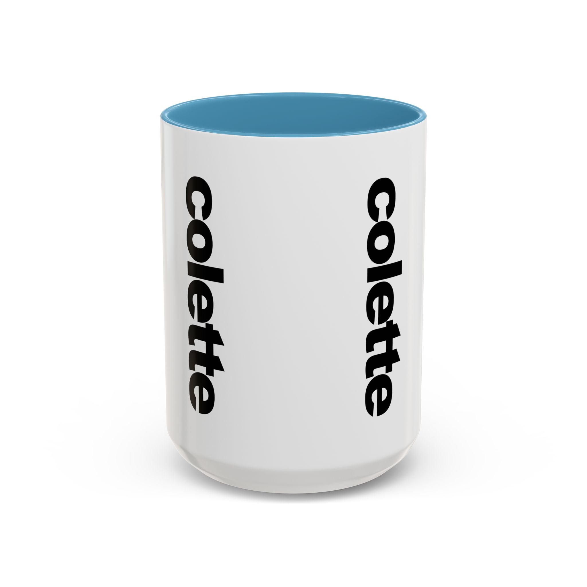colette Accent Coffee Mug – Color Handle & Interior (11/15oz)