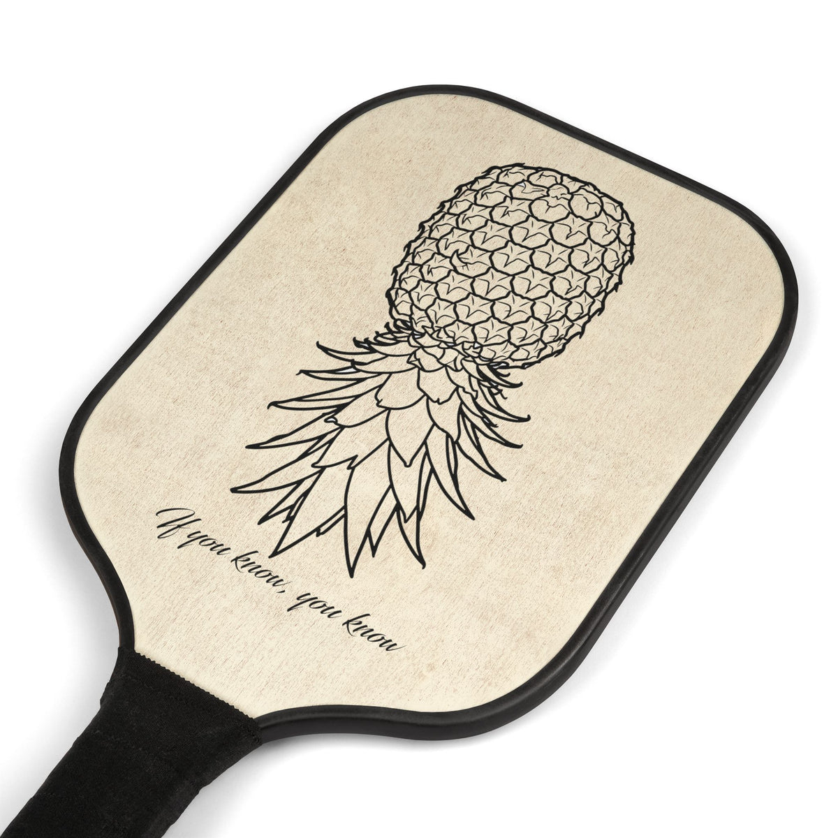 Pineapple Pickleball Paddles Set — Lightweight Wooden Pickleball Kit (Includes 2 Paddles & 2 Balls)