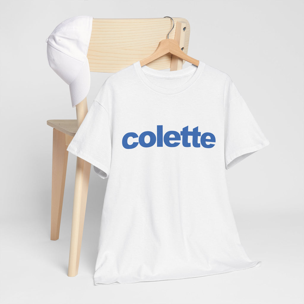 Unisex Boxy T-Shirt — colette Logo Front with Location Cities Back (Austin, Dallas, Houston, New Orleans, San Antonio)