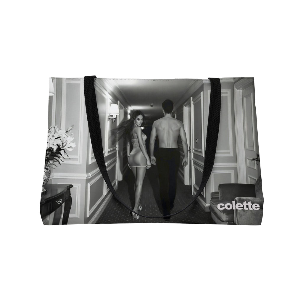 Marmont Weekender Tote Bag – Black & White Couple Photo Travel Tote