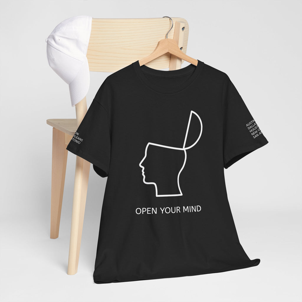 Unisex Boxy T-Shirt - Open Your Mind with colette Logo Back